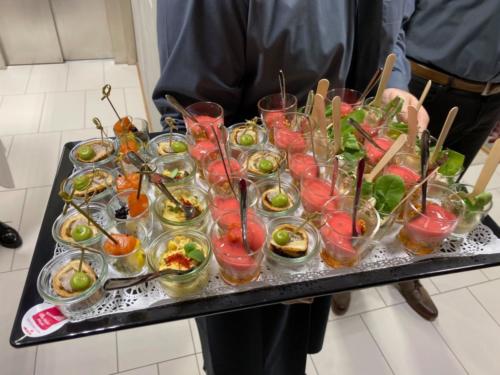 De petits délices préparés par le Kichenatelier de la Yolande Coop