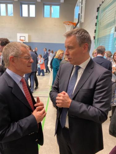 Monsieur Le Ministre Claude Meisch et Monsieur Fernand Boden, Président du Conseil d'Administration d'elisabeth